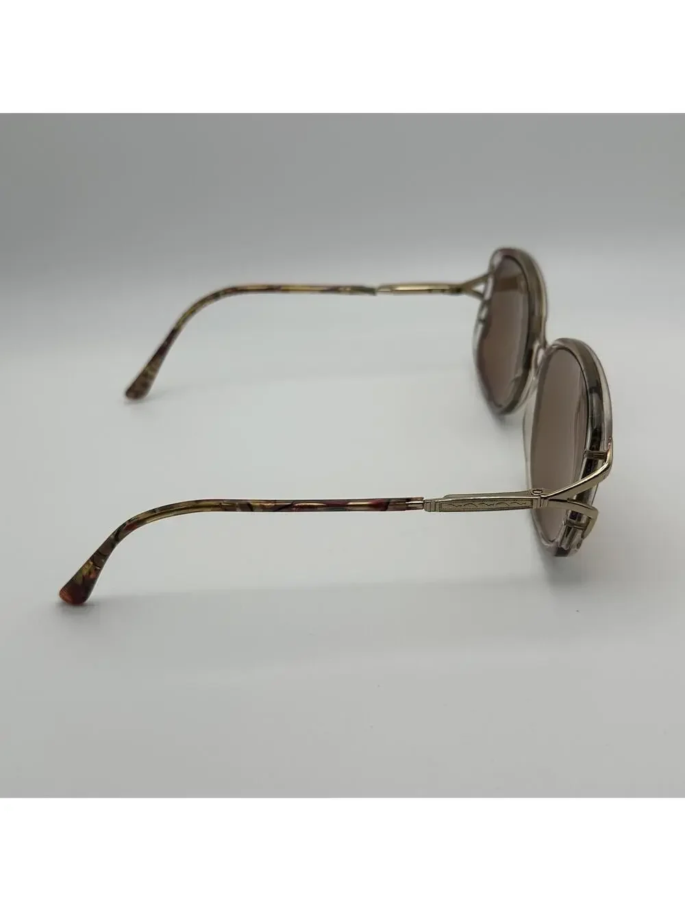 Vintage Safilo Oversized Gold Prescription Sunglasses Frames